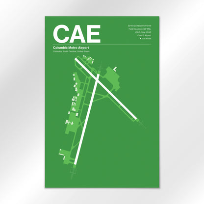 CAE Airport Diagram