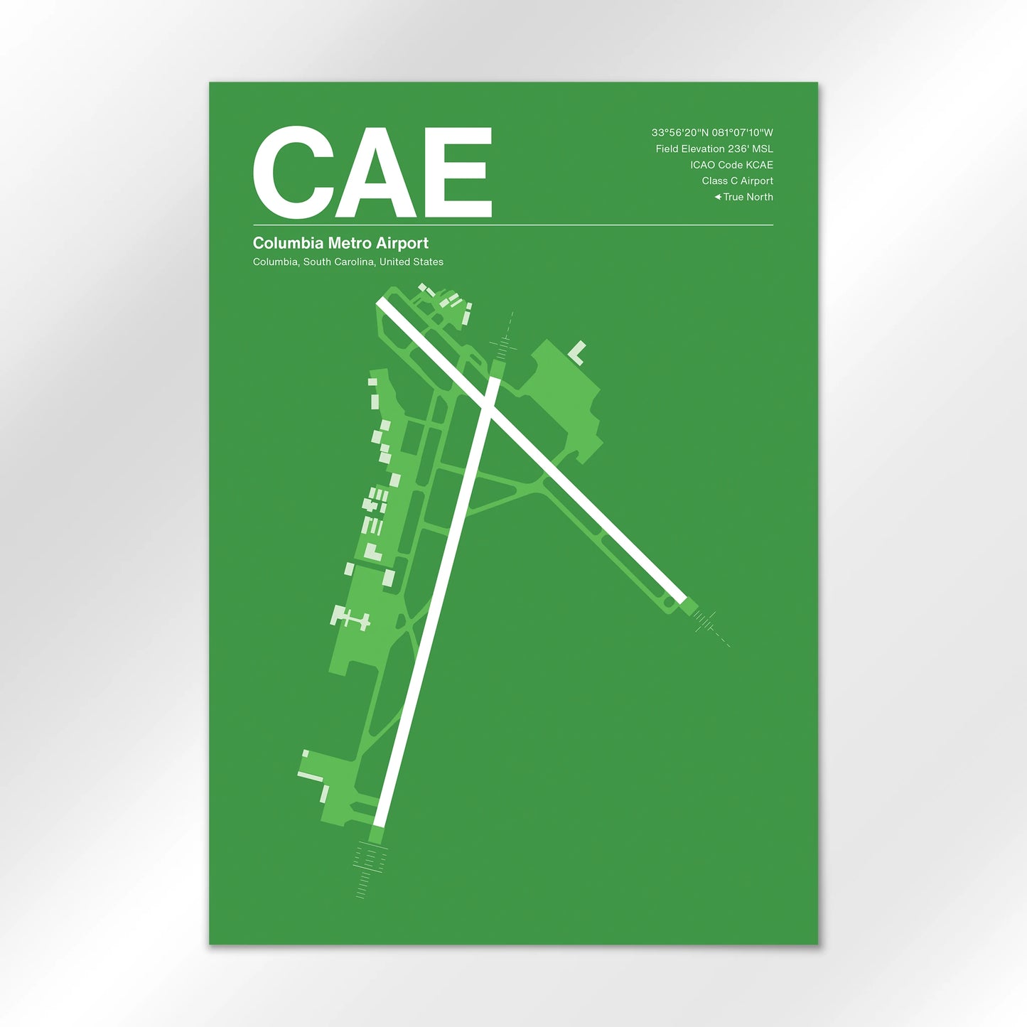 CAE Airport Diagram