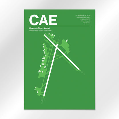 CAE Airport Diagram