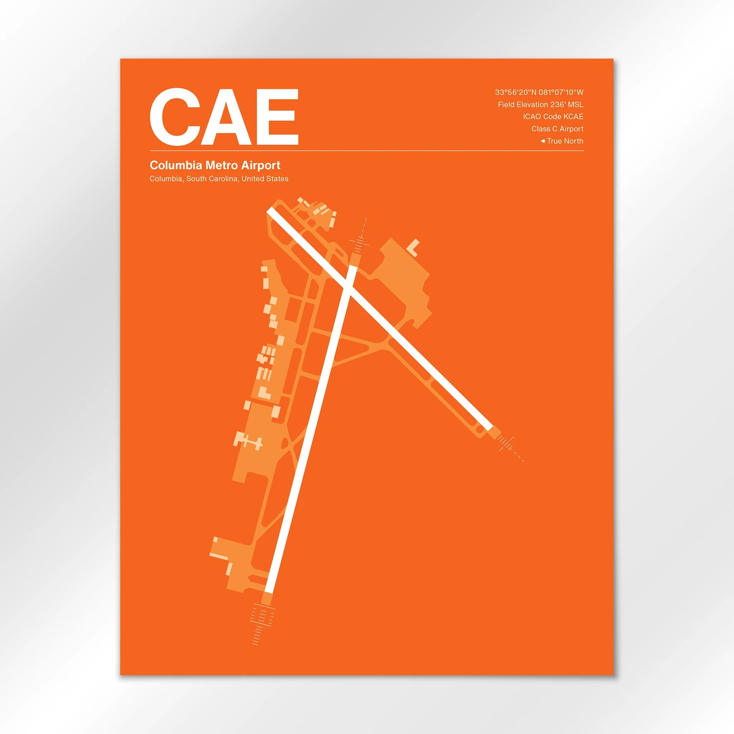 CAE Airport Diagram