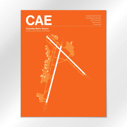 CAE Airport Diagram
