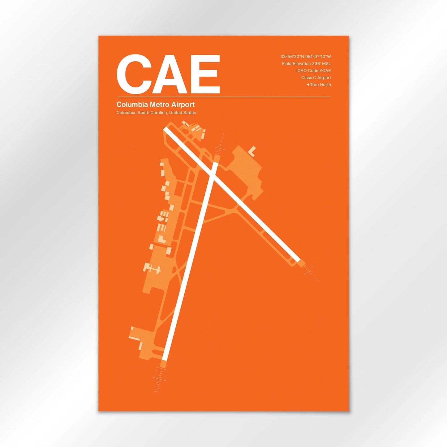 CAE Airport Diagram