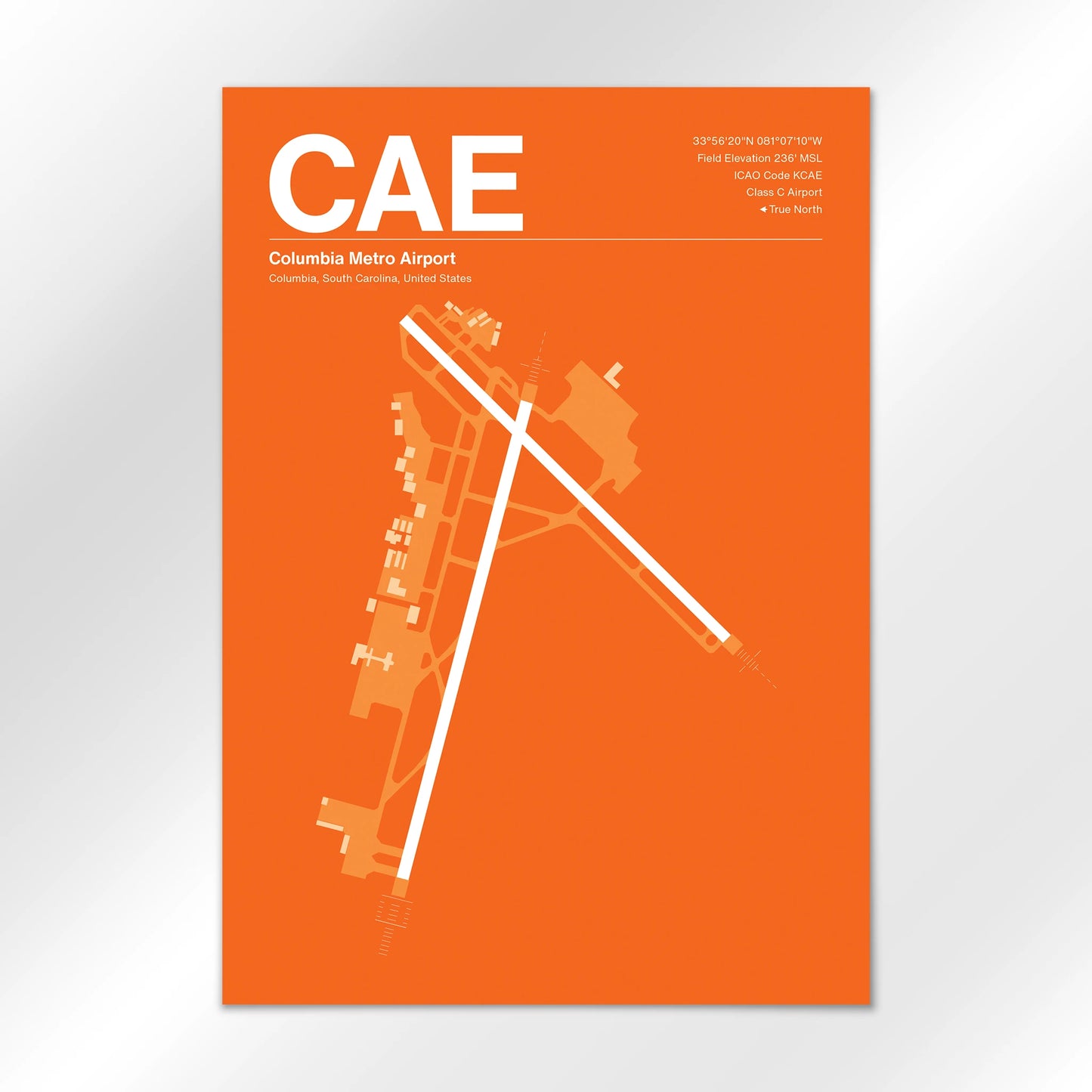 CAE Airport Diagram