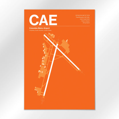 CAE Airport Diagram