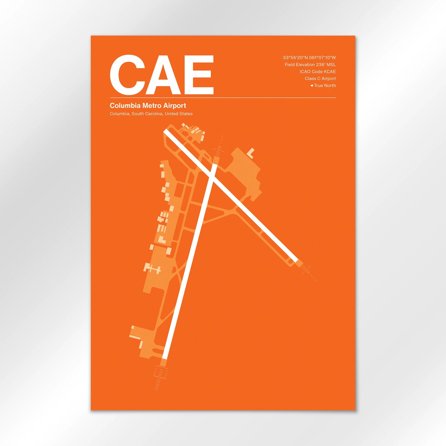 CAE Airport Diagram