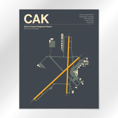 CAK Airport Diagram