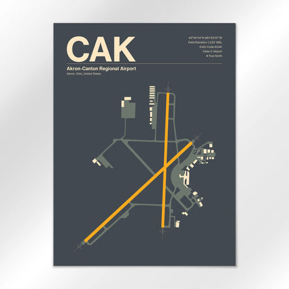 CAK Airport Diagram
