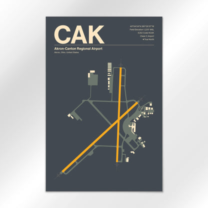 CAK Airport Diagram