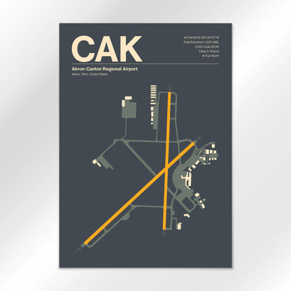 CAK Airport Diagram