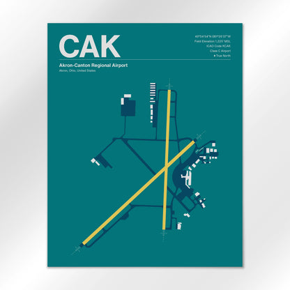CAK Airport Diagram