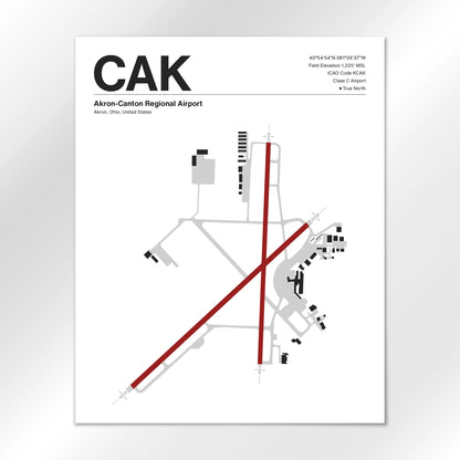 CAK Airport Diagram