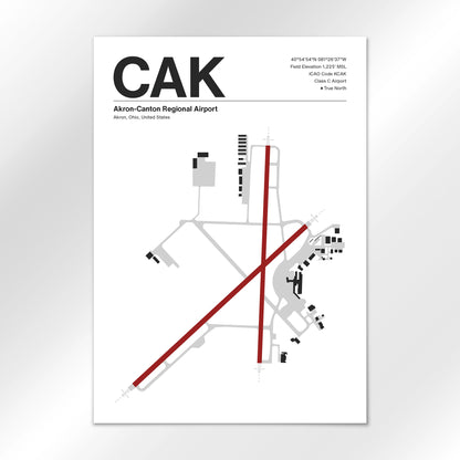 CAK Airport Diagram
