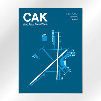CAK Airport Diagram