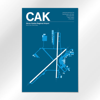 CAK Airport Diagram