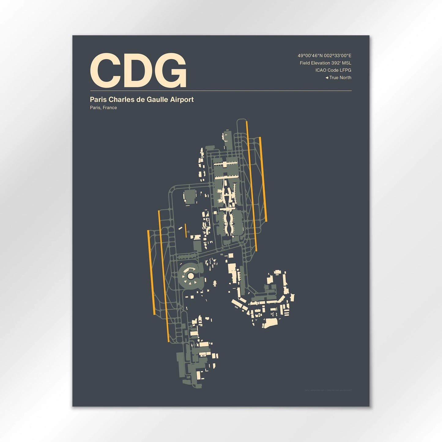 CDG Airport Diagram