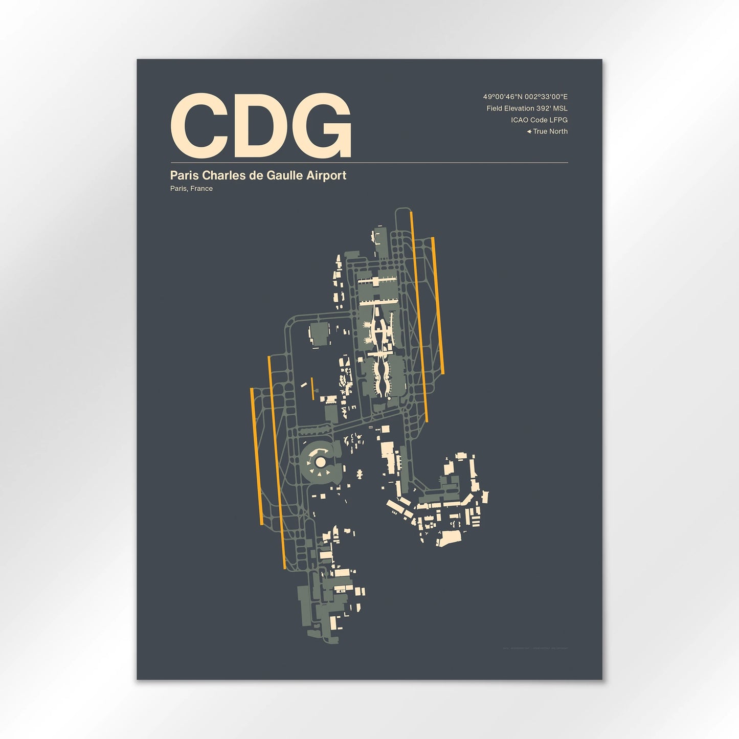 CDG Airport Diagram