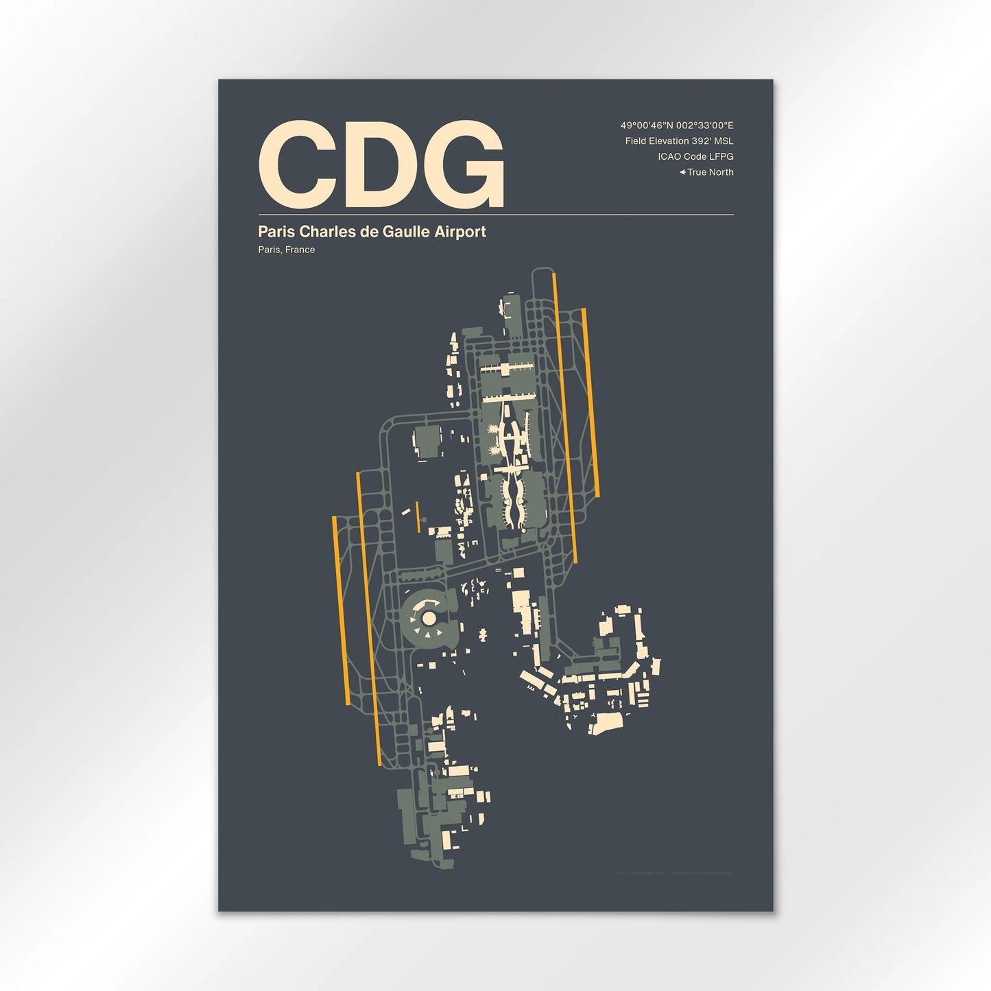 CDG Airport Diagram