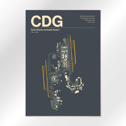 CDG Airport Diagram