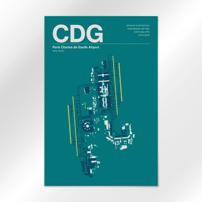 CDG Airport Diagram