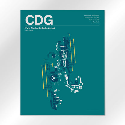 CDG Airport Diagram
