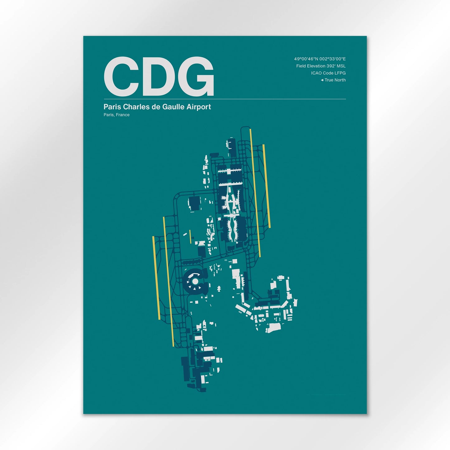 CDG Airport Diagram