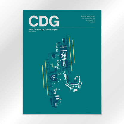CDG Airport Diagram