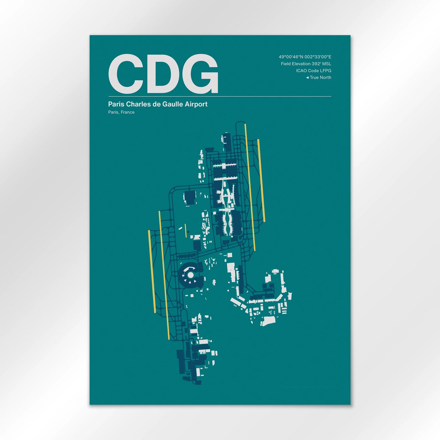 CDG Airport Diagram