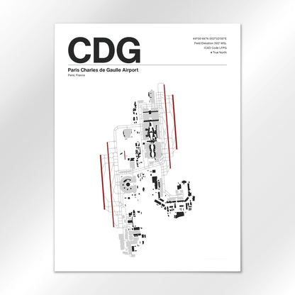 CDG Airport Diagram