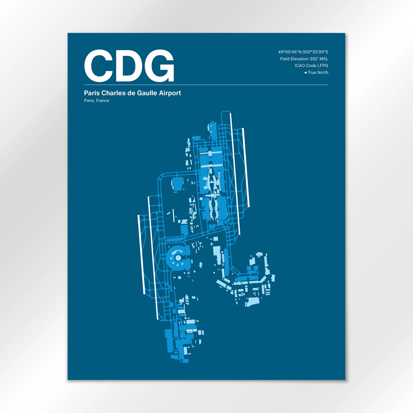 CDG Airport Diagram