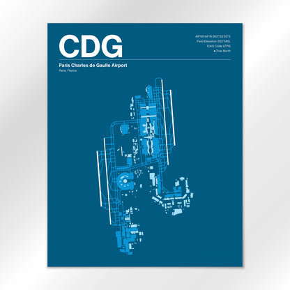 CDG Airport Diagram