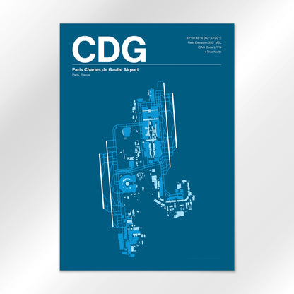 CDG Airport Diagram