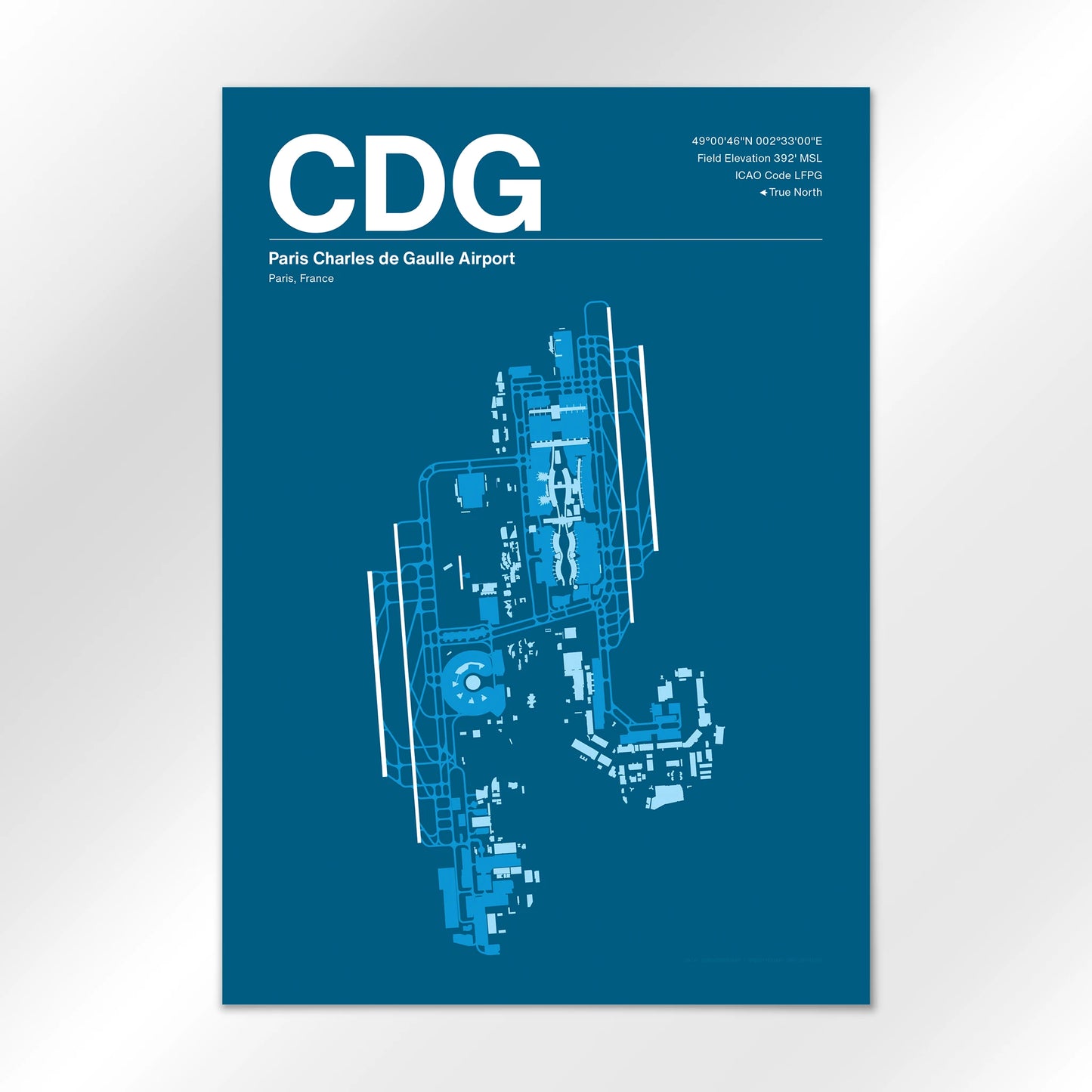 CDG Airport Diagram