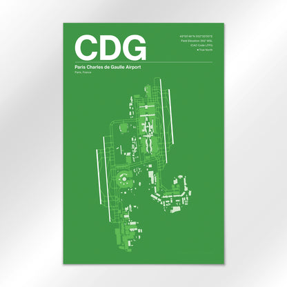 CDG Airport Diagram