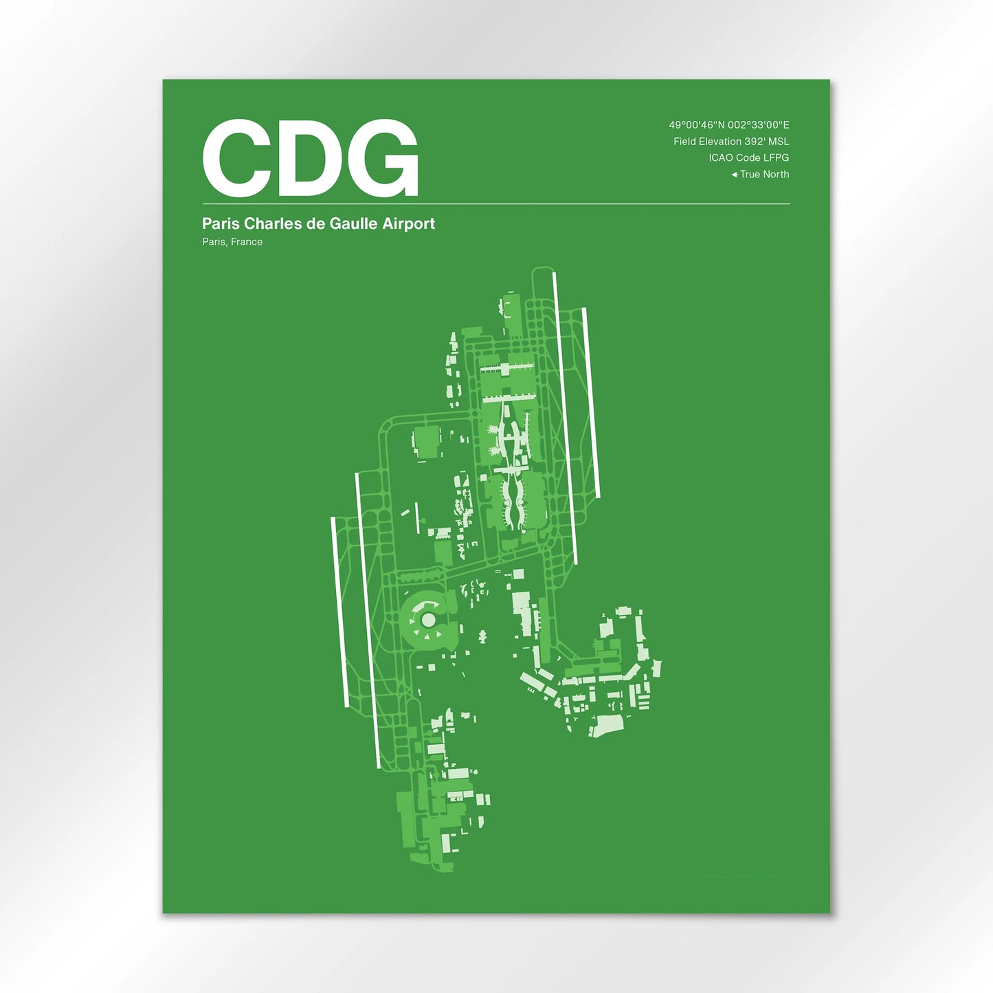 CDG Airport Diagram