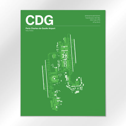CDG Airport Diagram