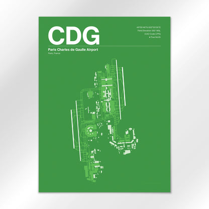 CDG Airport Diagram