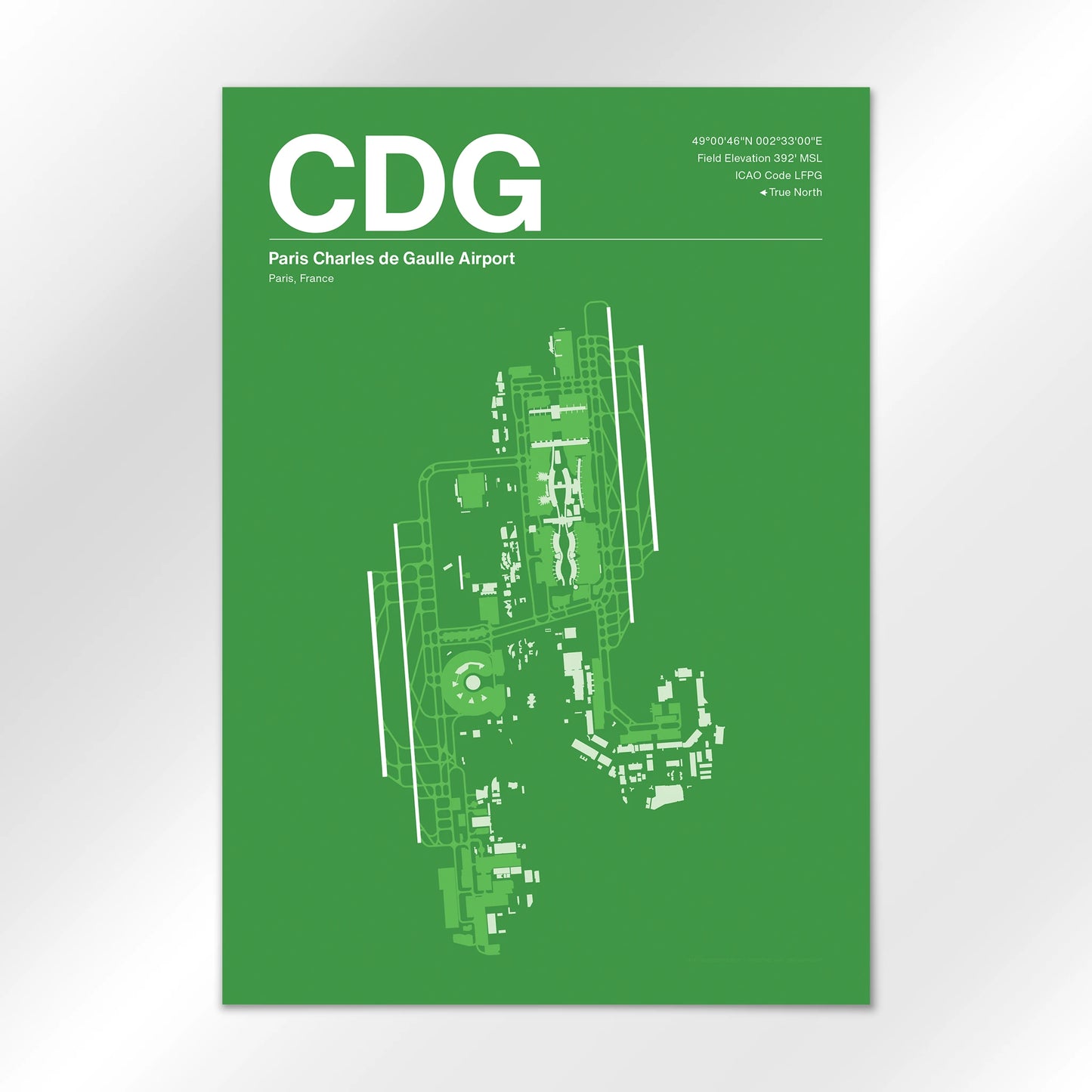CDG Airport Diagram