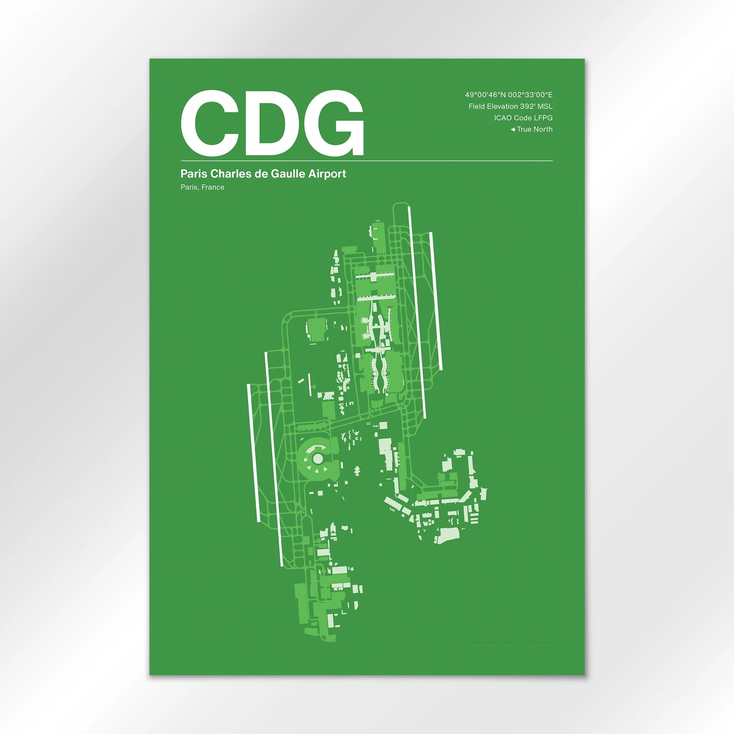 CDG Airport Diagram
