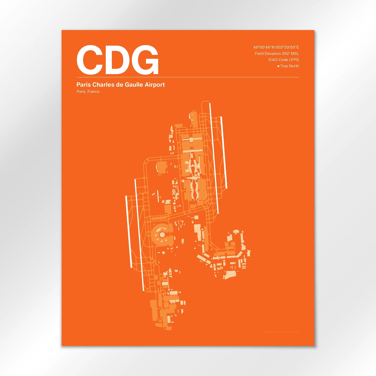 CDG Airport Diagram