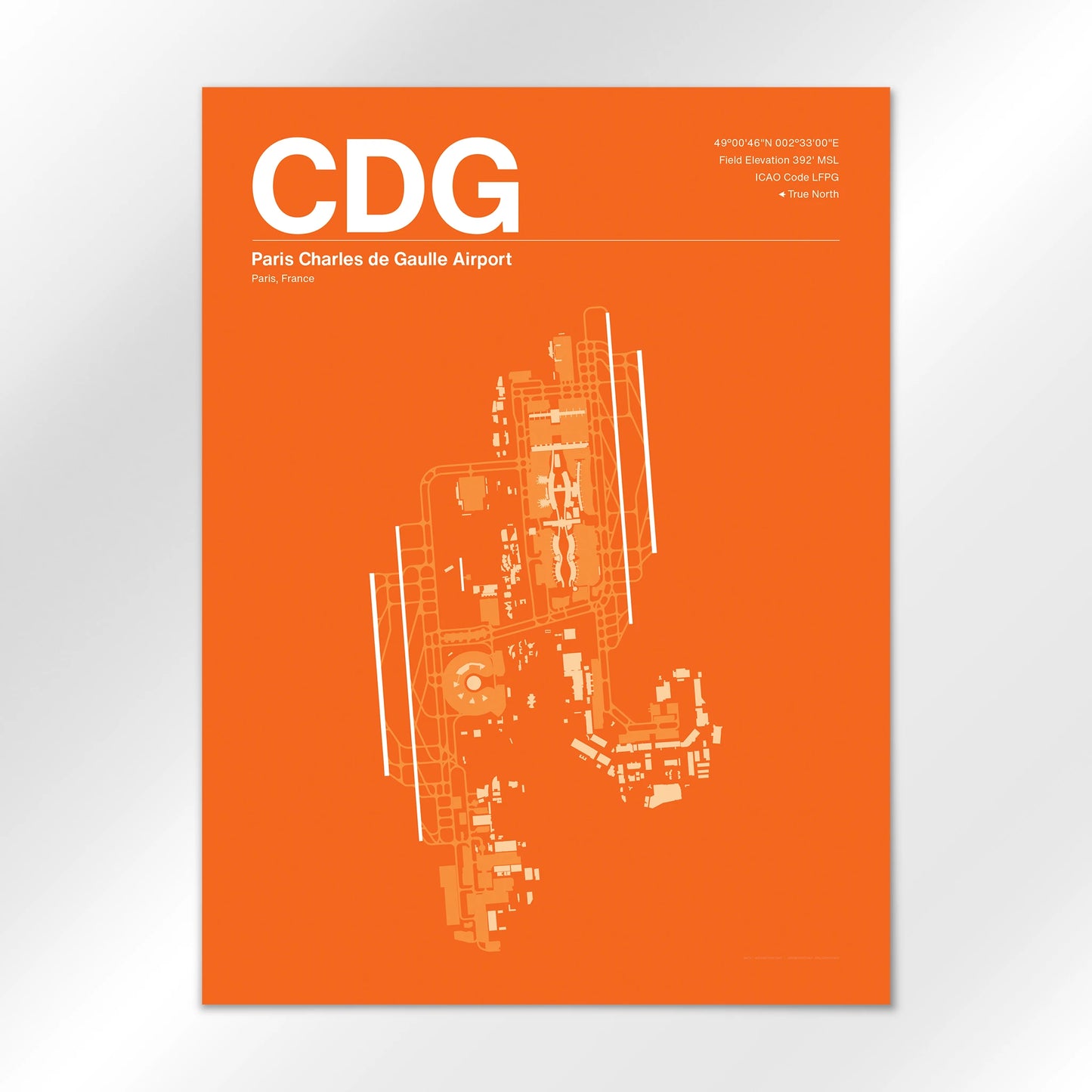 CDG Airport Diagram