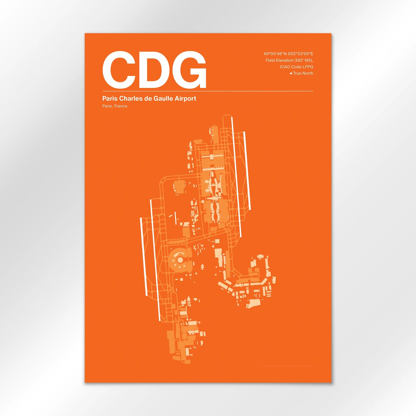 CDG Airport Diagram