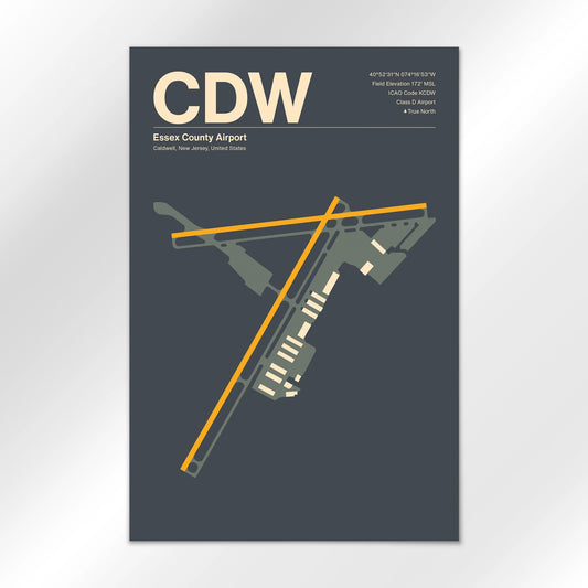CDW | Caldwell - Mid - Century Slate - 12×18" - No Frame