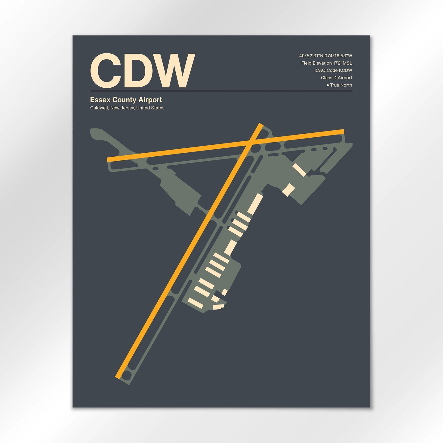 CDW Airport Diagram