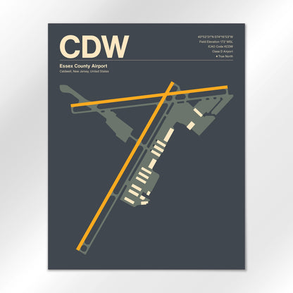 CDW Airport Diagram
