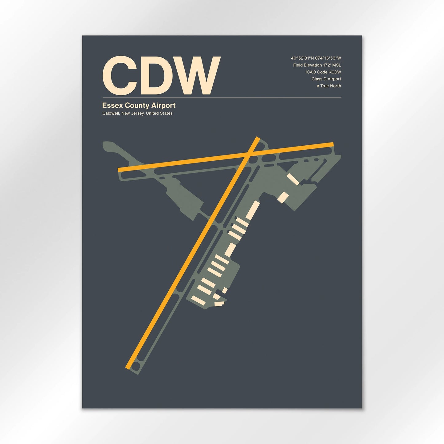 CDW Airport Diagram