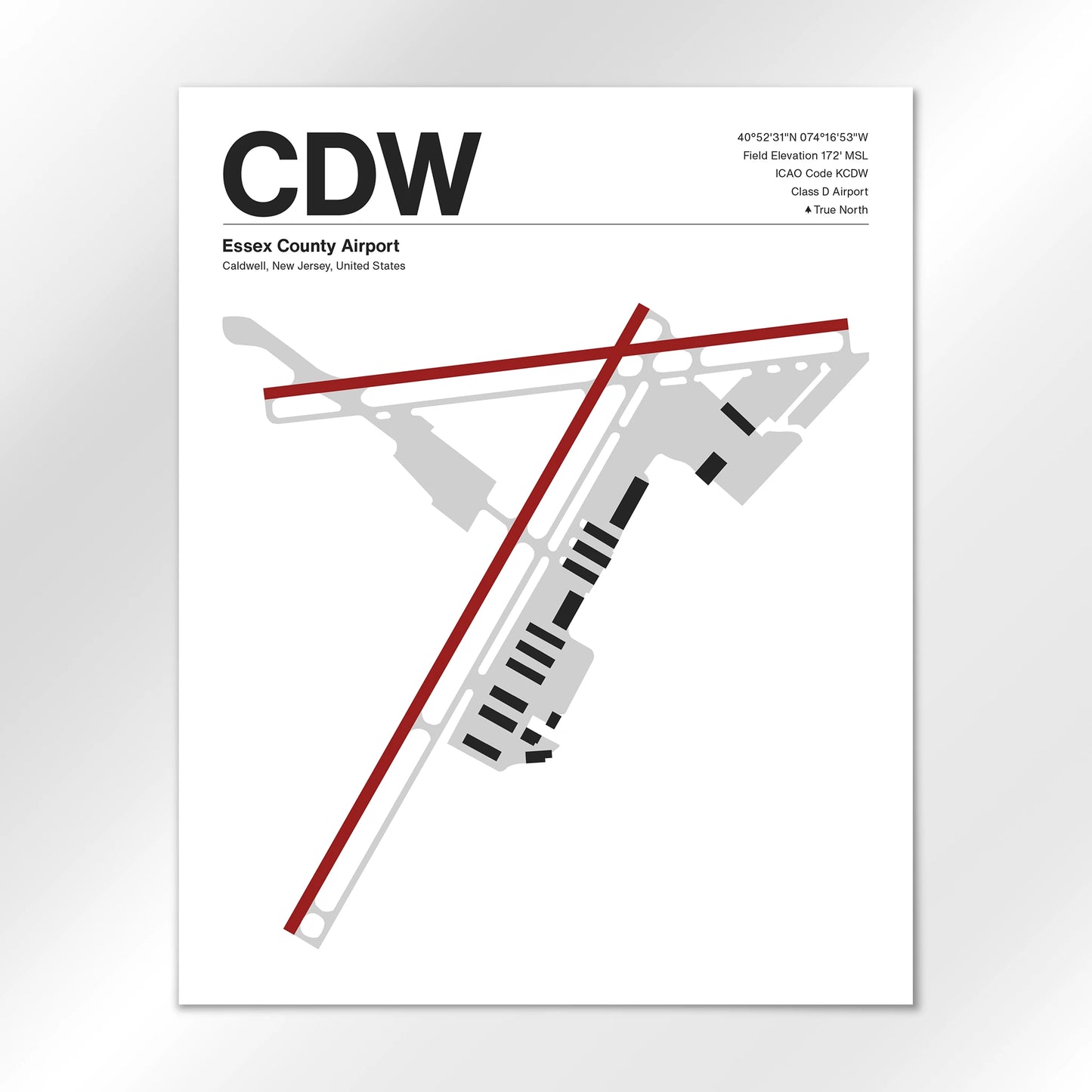 CDW Airport Diagram