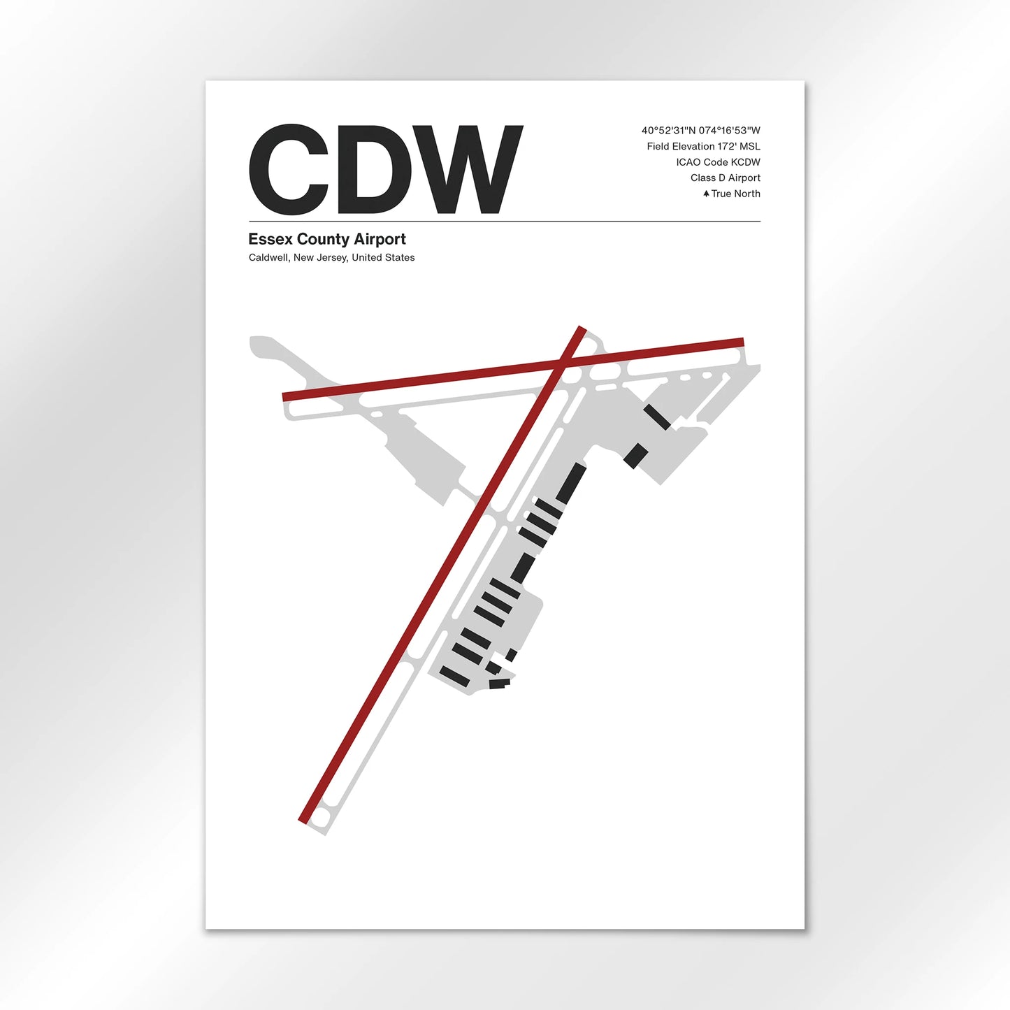 CDW Airport Diagram