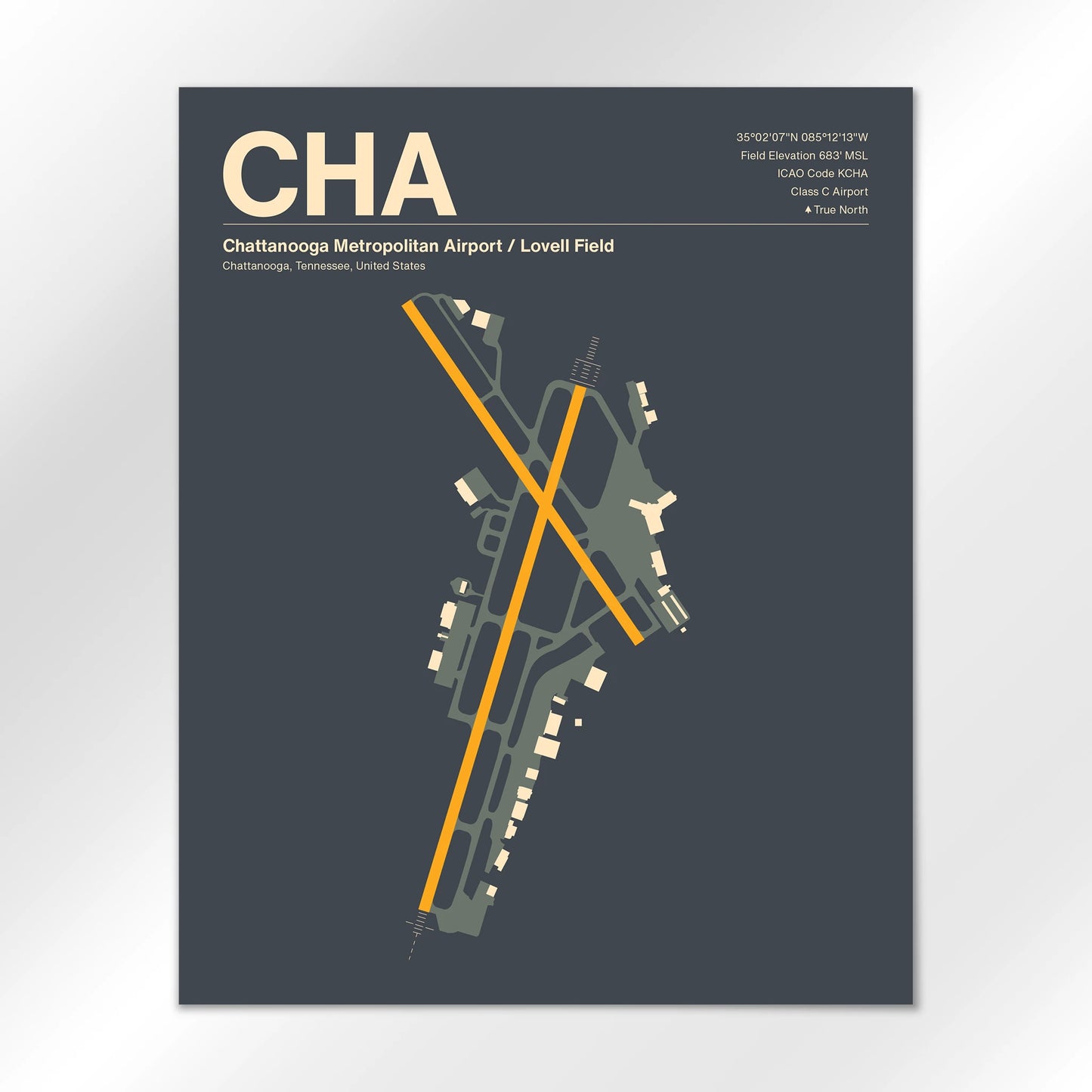 CHA Airport Diagram