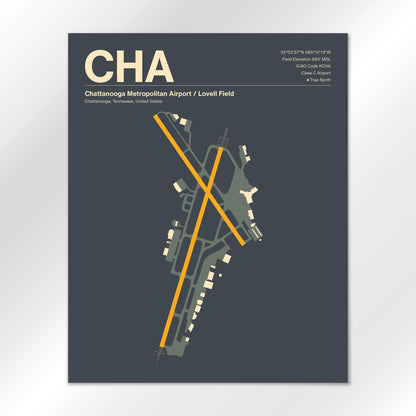 CHA Airport Diagram