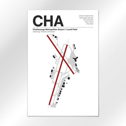 CHA Airport Diagram